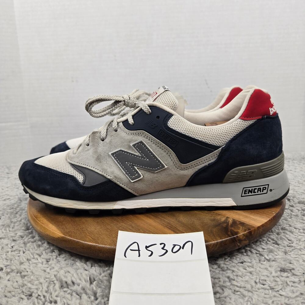 New Balance Men 13D 577 Made in England Dark Blue White Lifestyle Casual Sneaker